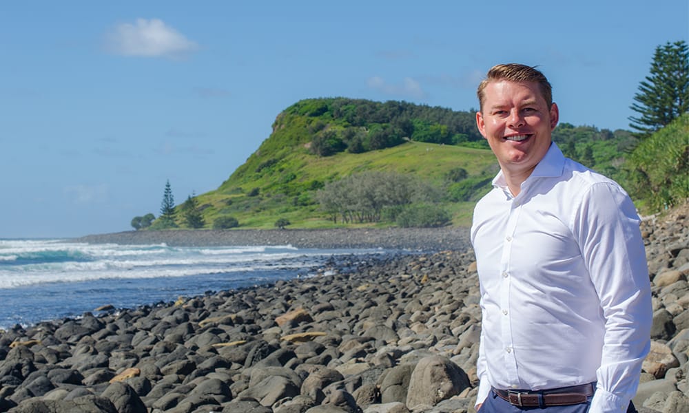 Lennox Head homecoming for top real estate agent Nick Bordin