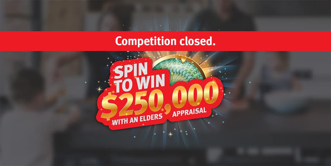 Elders Spin to Win closed banner