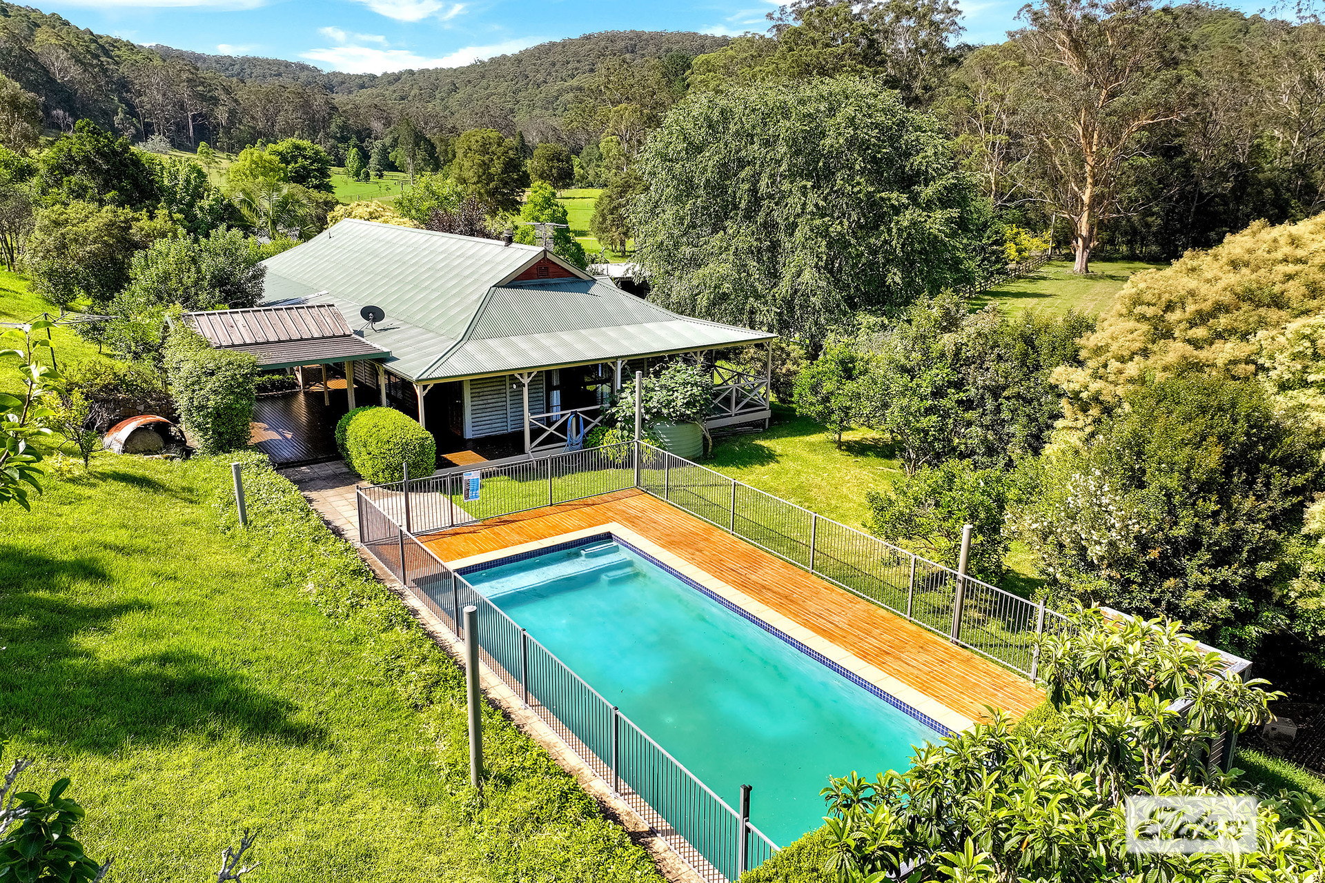 House with a pool