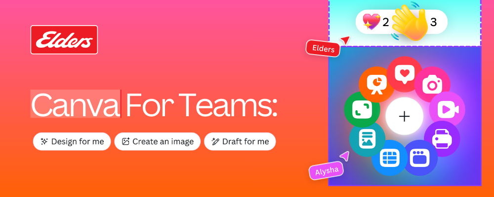 Registration for Canva for Teams