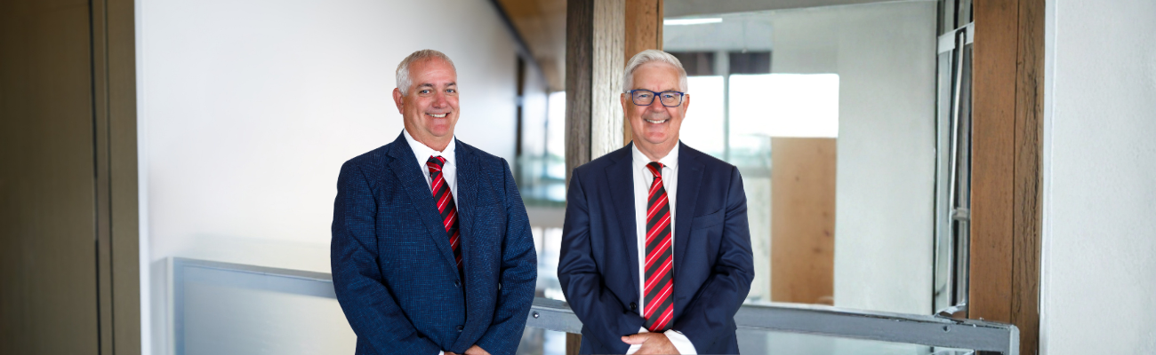 Pat O’Driscoll and Neale Crow